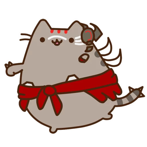 Стикер из набора "Pusheen Overwatch by Eckru"