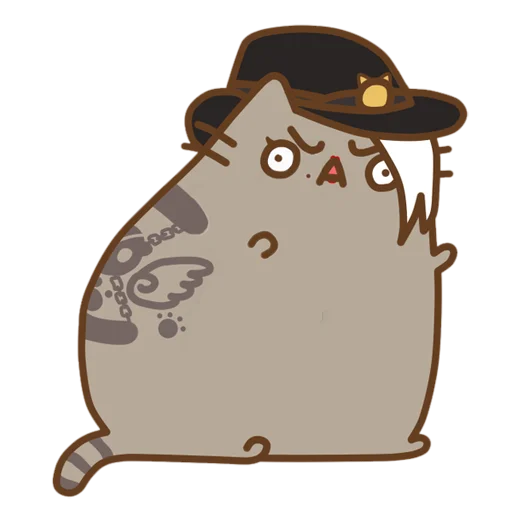 Стикер из набора "Pusheen Overwatch by Eckru"