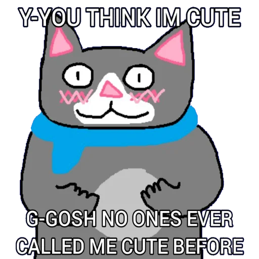 Sticker from the "Cat Fren" sticker pack