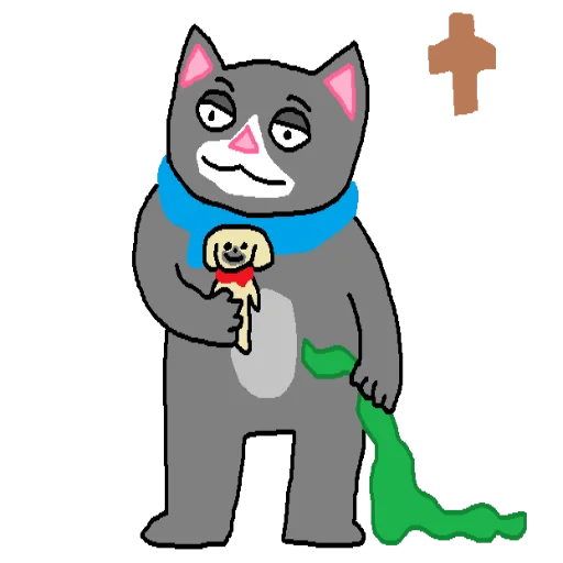 Sticker from the "Cat Fren" sticker pack