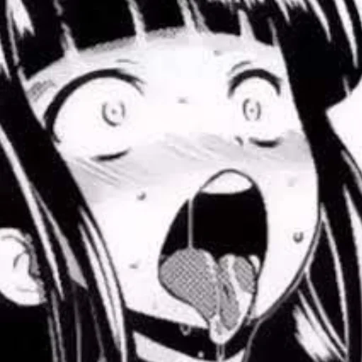 Sticker from the "ahegao faces" sticker pack