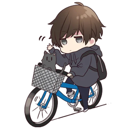 Sticker from the "menhera-kun" sticker pack