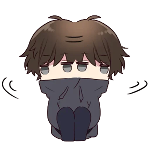 Sticker from the "menhera-kun" sticker pack