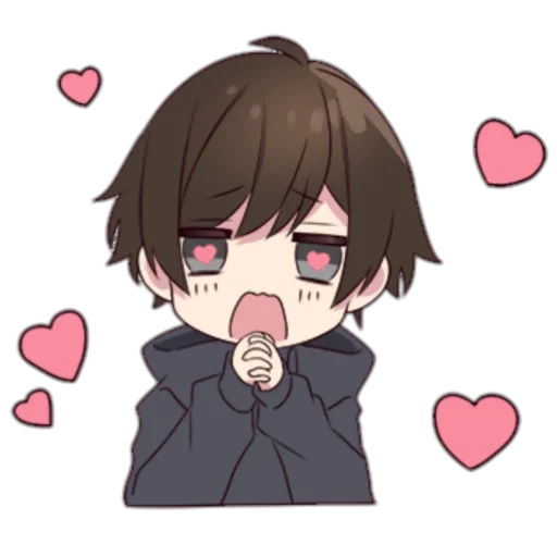 Sticker from the "menhera-kun" sticker pack