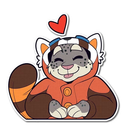 Sticker from the "Snow Leopard" sticker pack