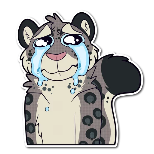 Sticker from the "Snow Leopard" sticker pack