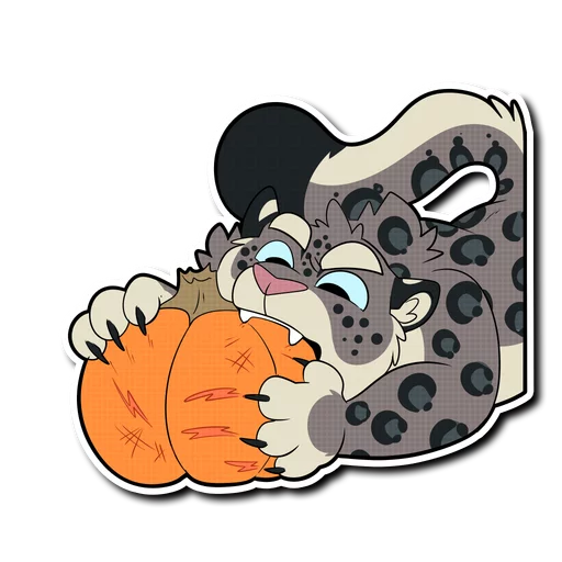 Sticker from the "Snow Leopard" sticker pack