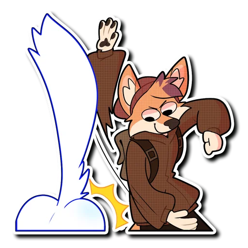 Sticker from the "Sparky" sticker pack