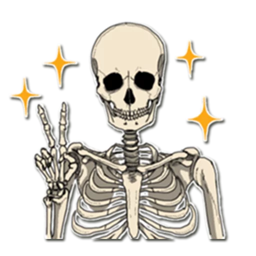 Sticker from the "Skeleton Bob / By OsmerOmar" sticker pack