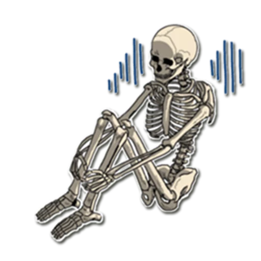 Sticker from the "Skeleton Bob / By OsmerOmar" sticker pack