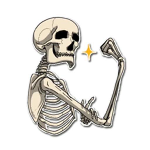 Sticker from the "Skeleton Bob / By OsmerOmar" sticker pack