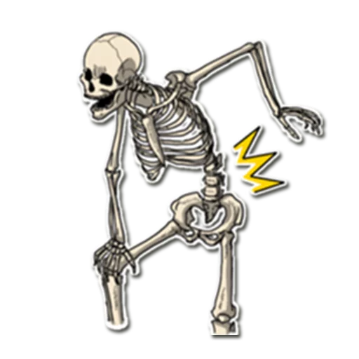 Sticker from the "Skeleton Bob / By OsmerOmar" sticker pack