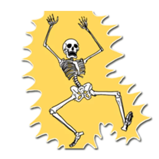 Стикер из набора "Skeleton Bob / By OsmerOmar"