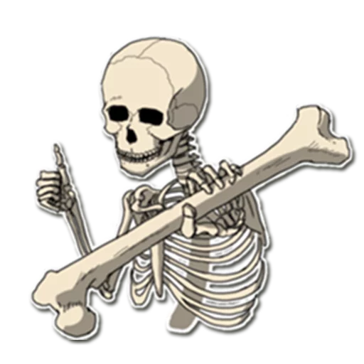 Sticker from the "Skeleton Bob / By OsmerOmar" sticker pack