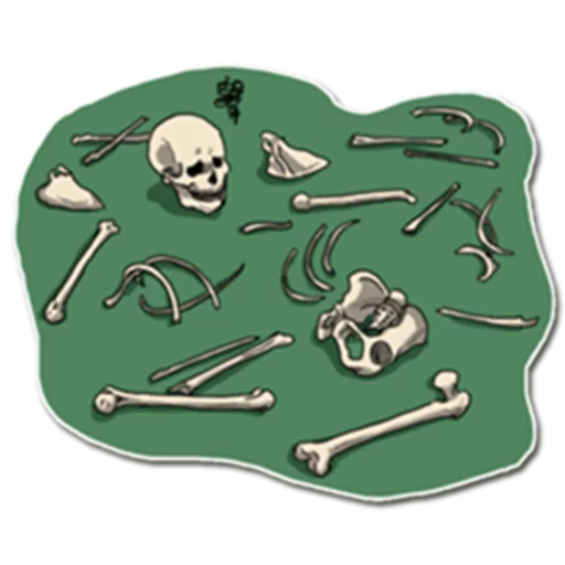 Sticker from the "Skeleton Bob / By OsmerOmar" sticker pack