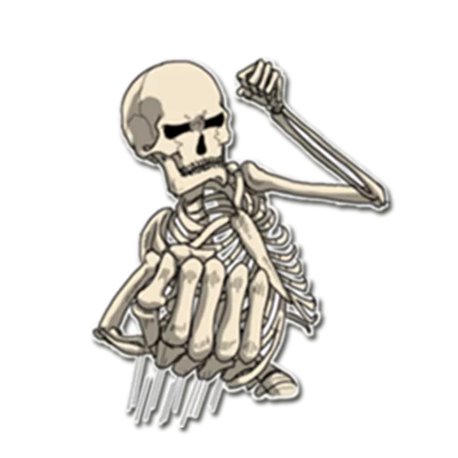 Sticker from the "Skeleton Bob / By OsmerOmar" sticker pack