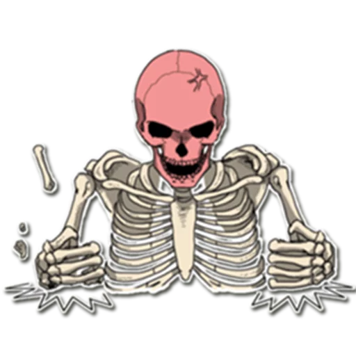 Sticker from the "Skeleton Bob / By OsmerOmar" sticker pack