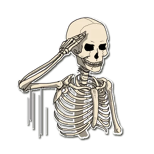 Sticker from the "Skeleton Bob / By OsmerOmar" sticker pack