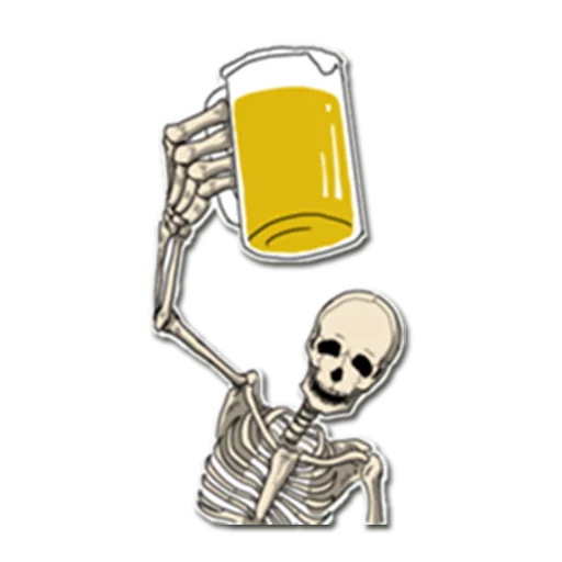 Sticker from the "Skeleton Bob / By OsmerOmar" sticker pack