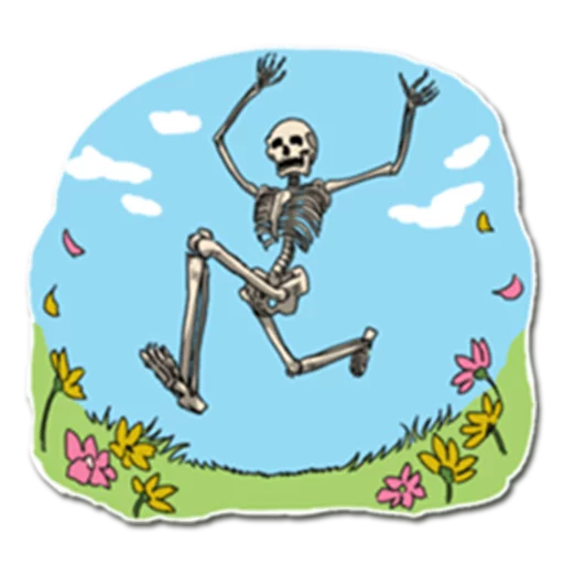 Sticker from the "Skeleton Bob / By OsmerOmar" sticker pack