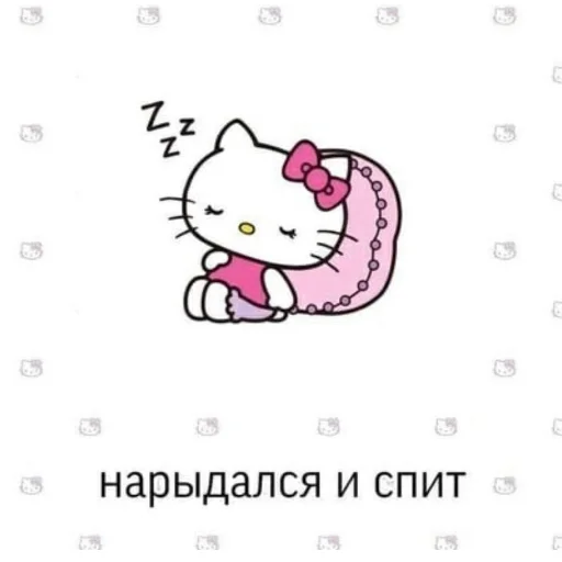 Sticker from the "Hello Kitty" sticker pack