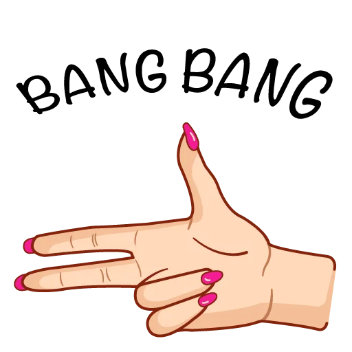 Sticker from the "Hands Signs" sticker pack