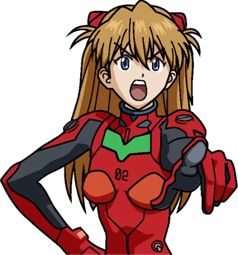 Sticker from the "EVANGELION" sticker pack