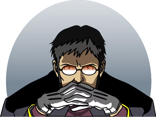 Sticker from the "EVANGELION" sticker pack