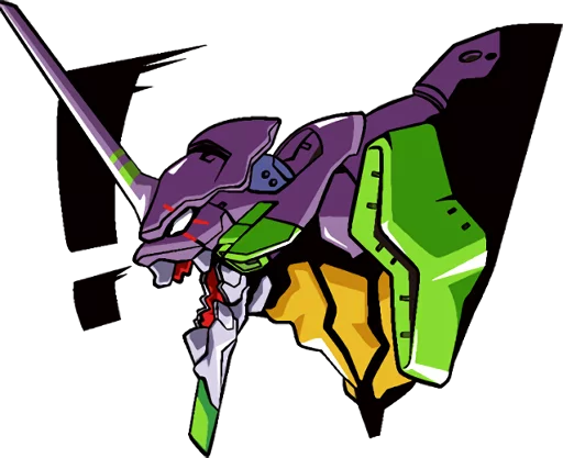 Sticker from the "EVANGELION" sticker pack