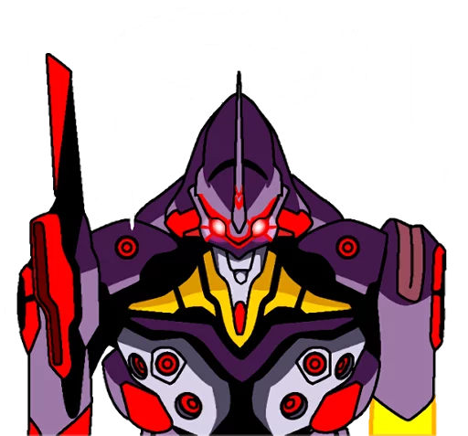 Sticker from the "EVANGELION" sticker pack