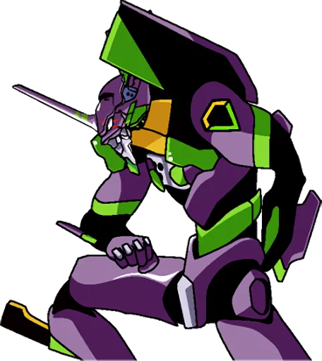 Sticker from the "EVANGELION" sticker pack