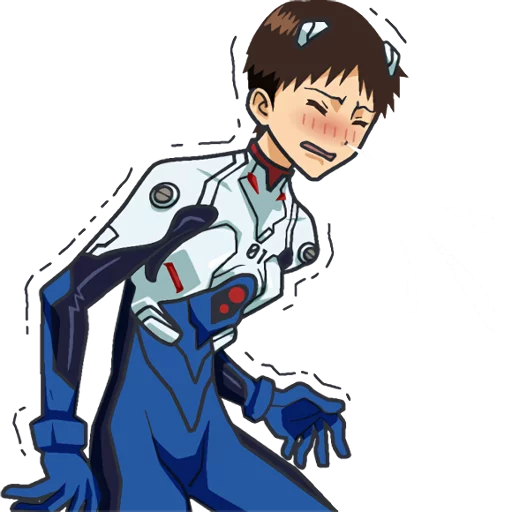 Sticker from the "EVANGELION" sticker pack