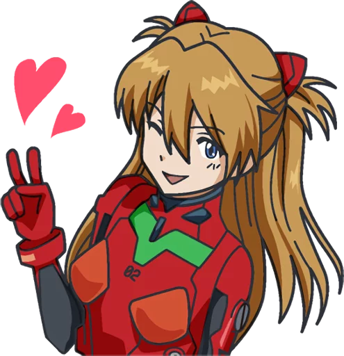 Sticker from the "EVANGELION" sticker pack