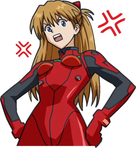 Sticker from the "EVANGELION" sticker pack