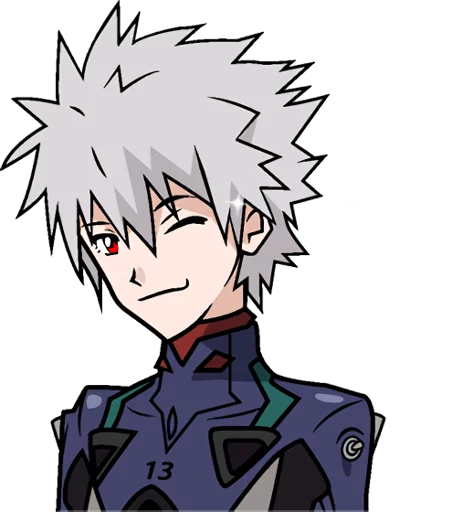 Sticker from the "EVANGELION" sticker pack