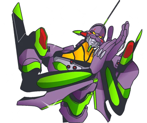 Sticker from the "EVANGELION" sticker pack