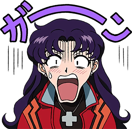 Sticker from the "EVANGELION" sticker pack