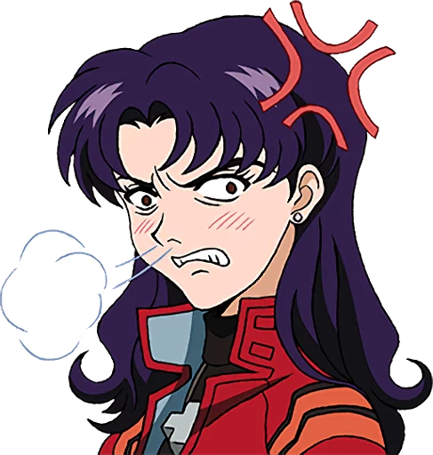 Sticker from the "EVANGELION" sticker pack