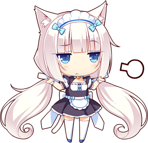 Sticker from the "NEKOMIMI PARADISE" sticker pack