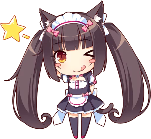 Sticker from the "NEKOMIMI PARADISE" sticker pack