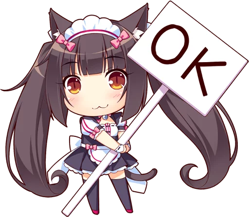 Sticker from the "NEKOMIMI PARADISE" sticker pack