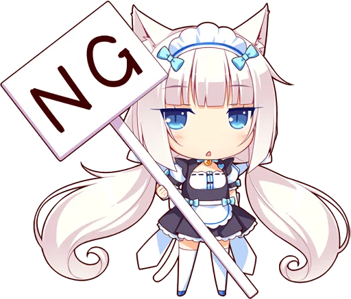 Sticker from the "NEKOMIMI PARADISE" sticker pack