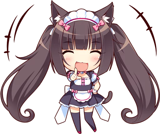 Sticker from the "NEKOMIMI PARADISE" sticker pack