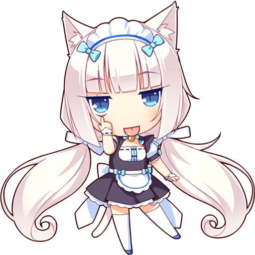 Sticker from the "NEKOMIMI PARADISE" sticker pack