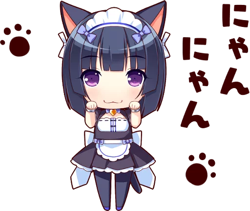 Sticker from the "NEKOMIMI PARADISE" sticker pack