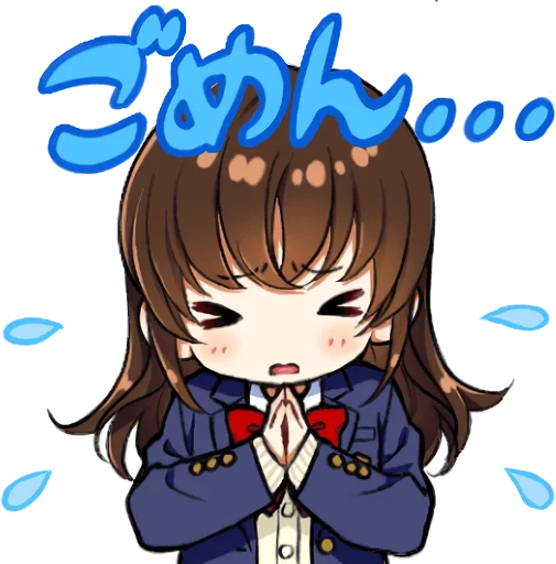 Sticker from the "School girl ~Blazer~" sticker pack