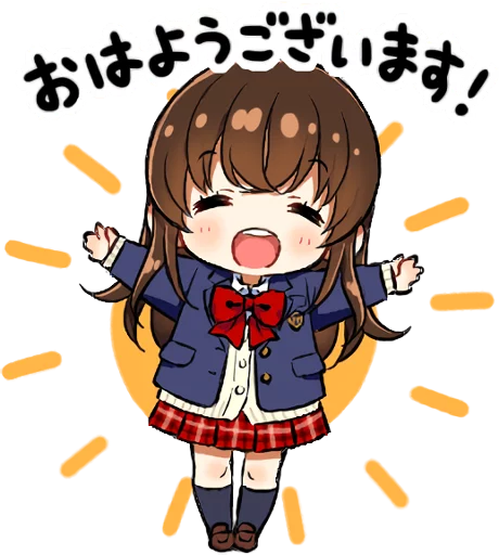 Sticker from the "School girl ~Blazer~" sticker pack