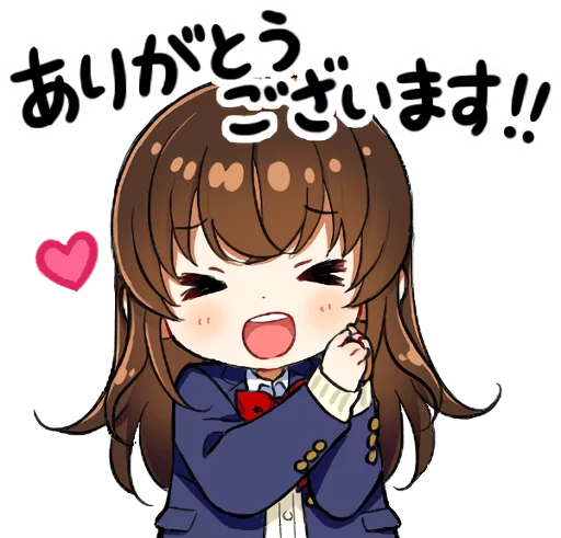 Sticker from the "School girl ~Blazer~" sticker pack