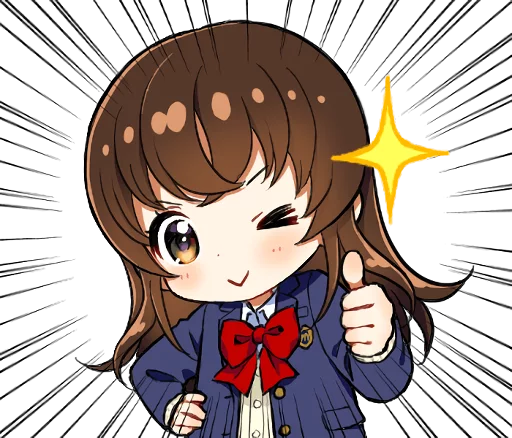 Sticker from the "School girl ~Blazer~" sticker pack