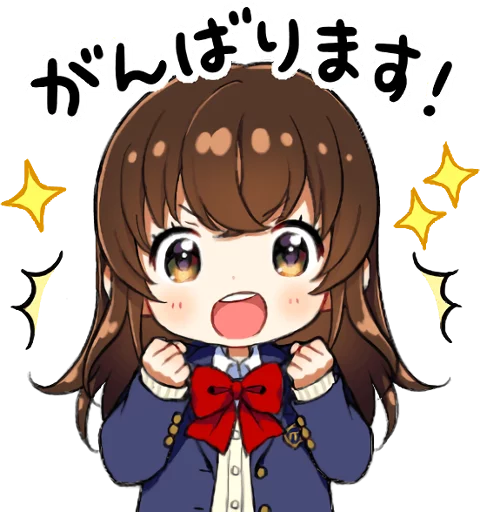 Sticker from the "School girl ~Blazer~" sticker pack